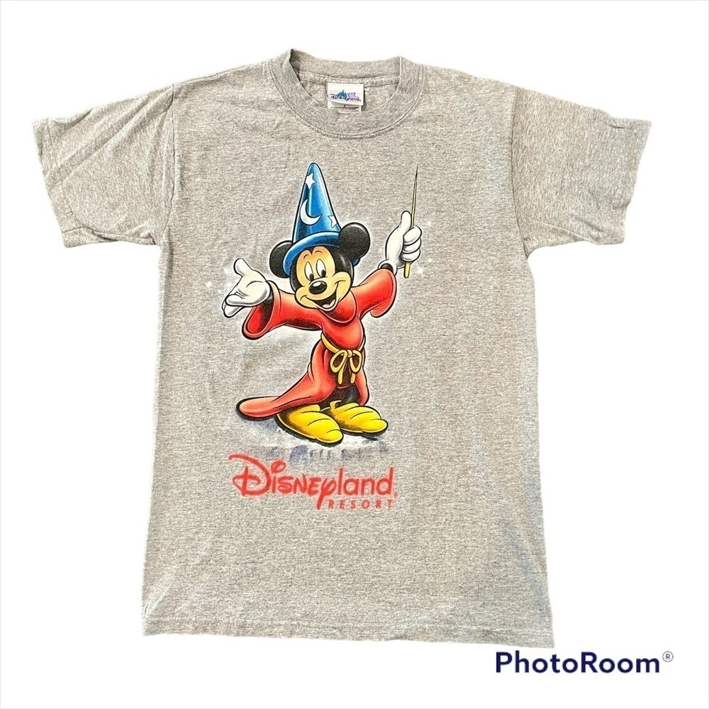 Disneyland Resort Mickey Mouse Shirt Heather gray Small EUC